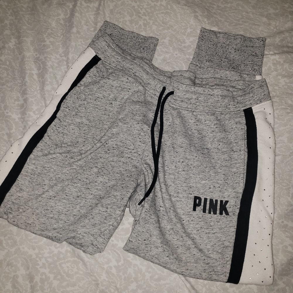PINK bling sweat pants